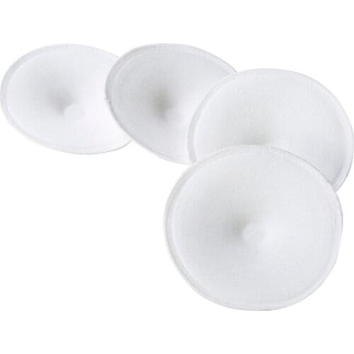 4 Pcs Spill-proof Breast Pads, Postpartum Mother Reusable Nursing Cotton Pads High Qulity