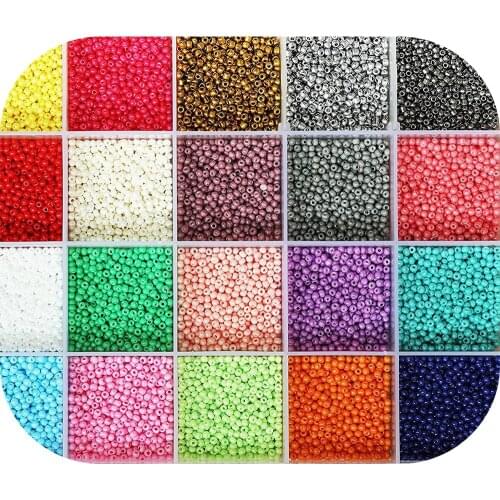 Multi-color Round Beads Czech Glass Seed Beads Jewelry Beads 2/3/4mm For Bracelet Jewelry DIY Making Accessories