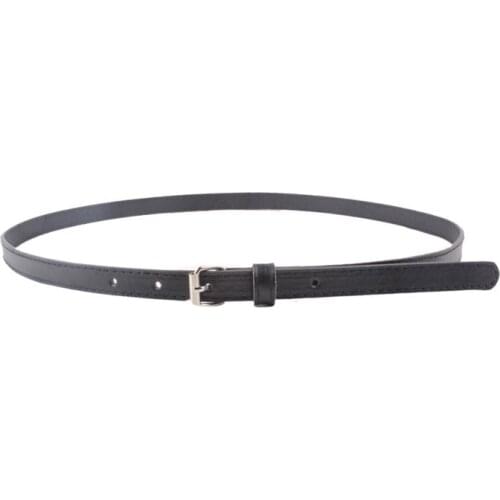 2020 New Fashion Thin Belts Woman Girl Candy Colours Strap Pu Leather Belt Waistband For Dress Shirt Casual Adjustable Belt