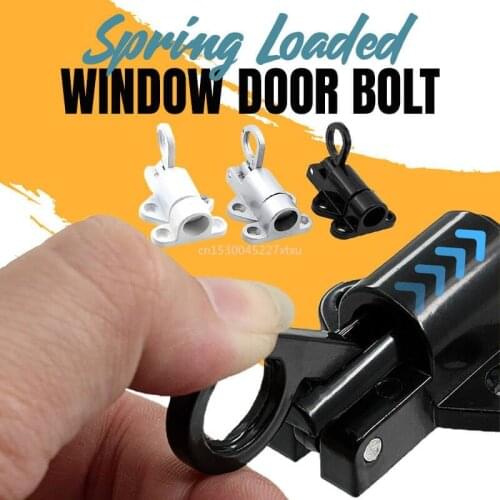 Self-closing Automatic Latch/Bolt Balcony Door Window Intermediate Spring Bolt Door Hardware Aluminum Alloy