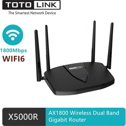 Totolink X5000R AX1800 Wireless Dual Band 5 port Gigabit Router
