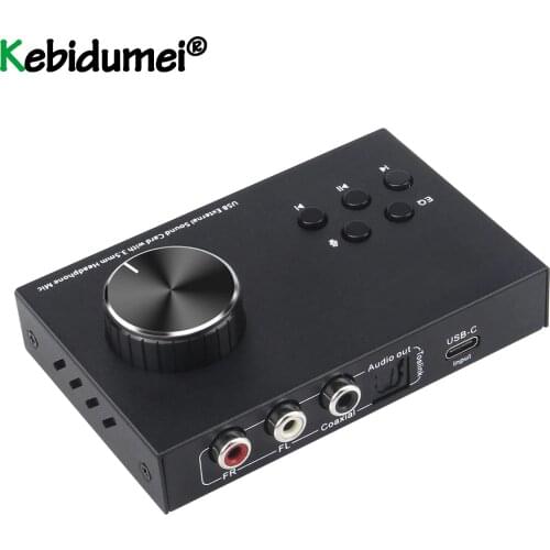 Hot Computer USB External Sound Card 2RCA Digital Audio Adapter Converter Audio Interface For PC Laptop Profession Sound Card