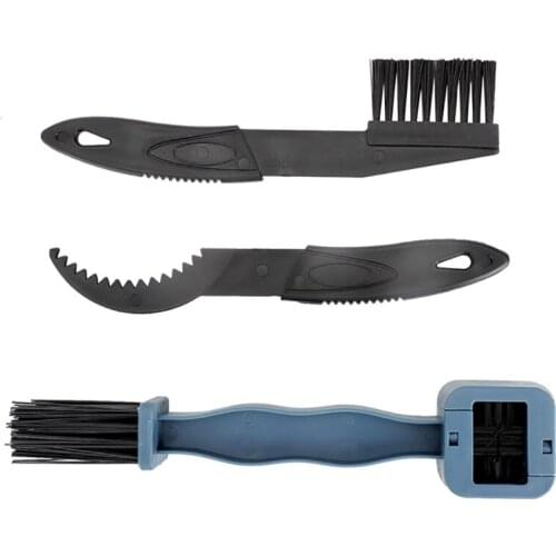 1/3pcs Bicycle Chain Cleaner Brushes Portable Plastic Bike Scrubber Wash Tool Outdoor Cycling Cleaning Kit Road MTB Bicycle Part