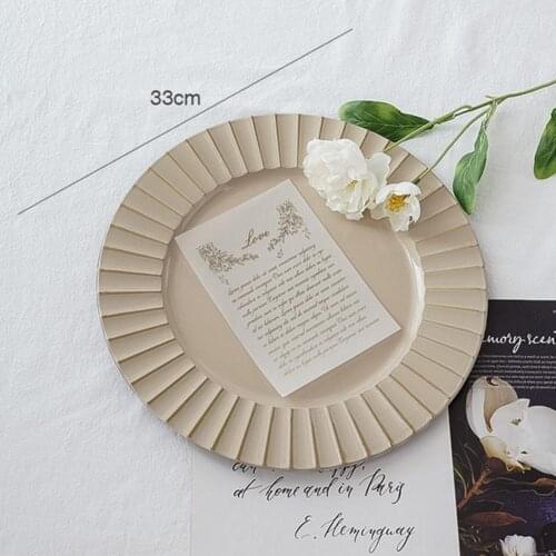 70% Dropshipping!!Retro Carved Display Tray PP Gourmet Cake Photo Props Dish Wedding Decor