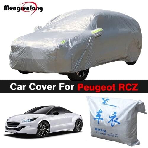 Car Cover Indoor Outdoor Anti-UV Sun Shade Rain Snow Dust Protection Cover For Peugeot RCZ