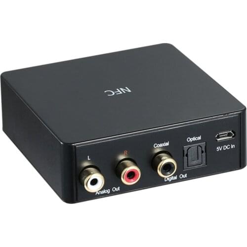 Kaycube RCA AptX DAC Wireless Music Receiver 3.5mm NFC Stereo Bluetooth 4.0 4.2 Audio Receiver Adapter Coaxial/SPDIF optical