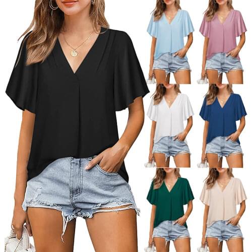 Clouding Womens Chiffon Blouses