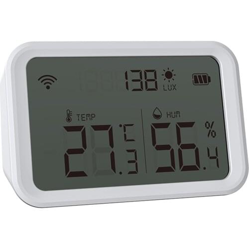 Tuya Smart Life Zigbee Temperature And Humidity Sensor Indoor Hygrometer Thermometer With LCD Display Support Google Home