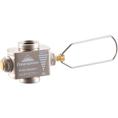 Gas Stove Propane Refill Adapter Aluminum Alloy wear resistance Practical Filling Butane Converter For Camping Hiking BBQ Picnic