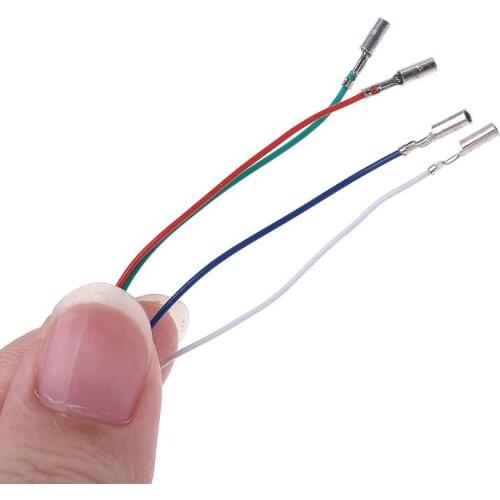 3/4PCS Cartridge Phono Cable Leads Header Wires for Turntable Phono Headshell 24BB