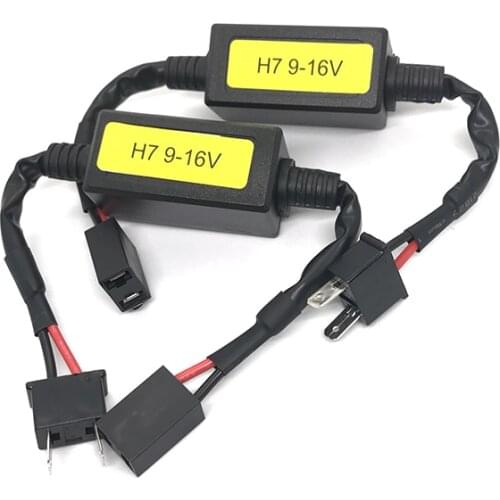 2Ps H4/H7/H8/H11/H13/HB3(9005)/HB4(9006) Canbus Wiring Harness Adapter LED Car Headlight Bulb Auto Headlamp Fog Light