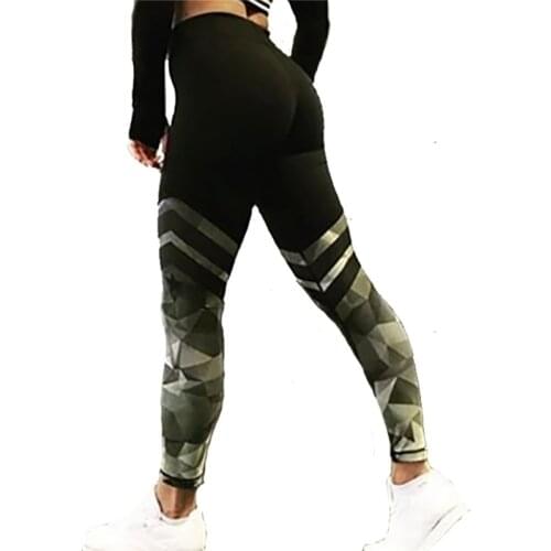 Fitness Leggins Women High Waist Pants Elasticity Printing Breathable Gym Leggings Woman Workout Pants Push Up Leggins