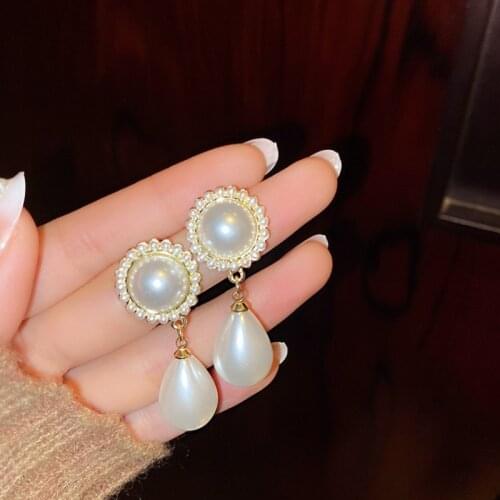 Summer new personality creative water drop pendant earrings luxury fashion prom party earrings for women holiday gifts