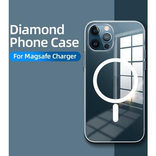 MagSafe Magnetic Case For iPhone 12 Pro Max 12 Mini Case Soft Silicone Cover Wireless Charging Shockproof Full Protection Case