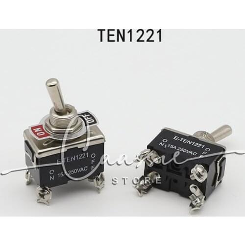 Car Dash Light Metal SPST Waterproof Toggle Flick Switch 15V ON/OFF Car Rocker Toggle Switches For Car Boat Yacht