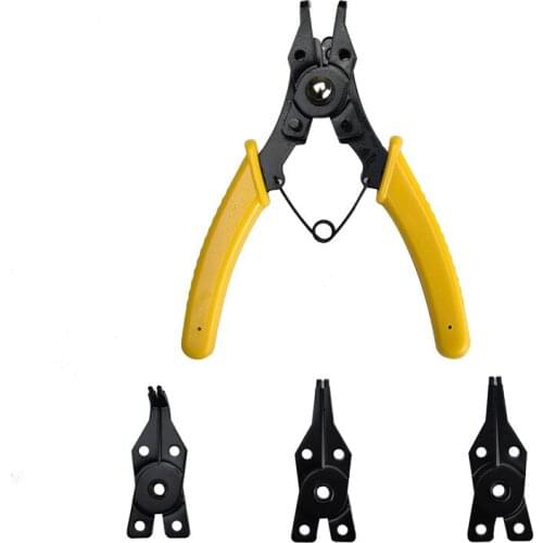 Pliers Multifunctional 4 in 1 spring clamp set clasp forceps four piece snap ring pliers Report