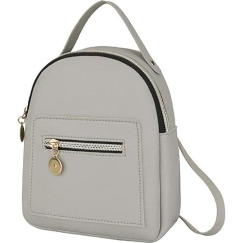 Summer Multi-Function Mini Backpack Women Leather Shoulder Bag Small Backpacks Female School Bagpack Bag For Teenage Grils