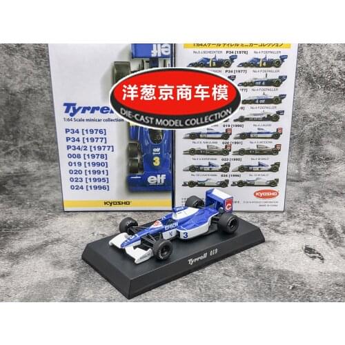 KYOSHO 1/64 Tyrrell 019 #3 Collect die casting alloy F1 RACING trolley model