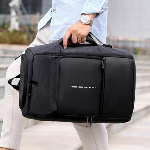 2020 New Anti-thief Fashion Men Backpack 15.6 Laptop Bag Shoes Sports Fitness Bags For Usb Charging Travel Bag School Bagpack