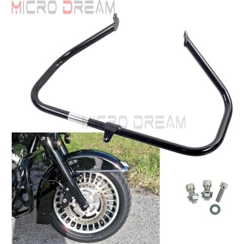 Motorcycle 1 1/4" Tube Highway Crash Bar Engine Guard for Harley Trike & Touring Road Glide Street Glide Road King FLH 2009-19
