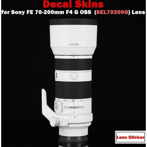 70-200F4GM Lens ( SEL70200G ) Premium Decal Skin for Sony FE 70-200mm F4 G OSS Lens Anti-scratch Cover Film Wrap Sticker