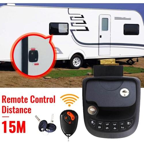 New Car RV Keyless Entry Door Lock Latch Handle Knob Deadbolt NEW Secure Practical Durable RV Camper Trailer Black