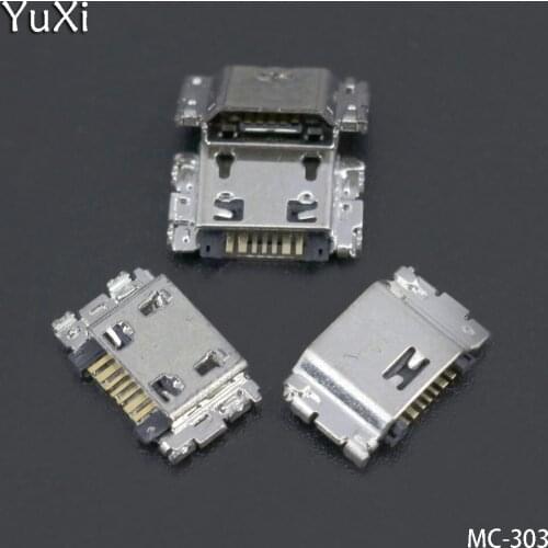 YuXi 1PCS/lot Brand New Micro USB connector charging port for Samsung Galaxy J1 J100 J5 J500 J7 J700 Mini USB Jack socket