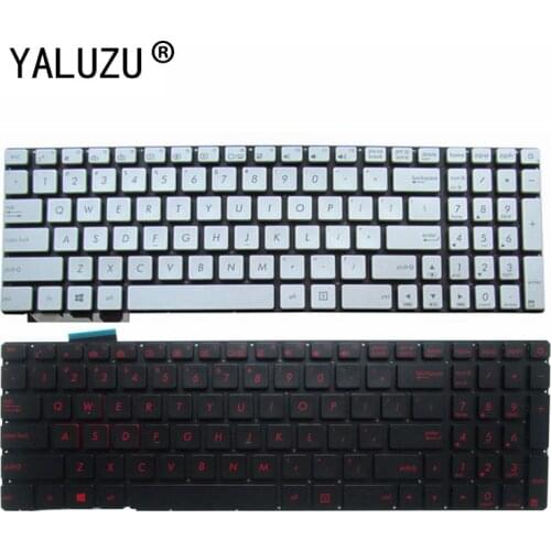YALUZU NEW US laptop keyboard for Asus ZX50J ZX50XJ ZX50JX GL552J GL552V FX-PRO6700 6300 Backlit