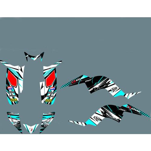 3M Stickers Free Custom Graphics Decals Backgrounds ATV kits For YAMAHA Raptor90 Raptor 90 2009 2010 2011 2012 2013 2014 2015