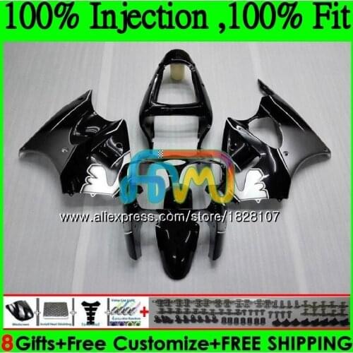 OEM For KAWASAKI 600CC ZZR600 ZX600CC Bodywork 14BS.11 ZZR-600 ZZR 600 05 Silver black 06 07 08 2005 2006 2007 2008 Fairing kit