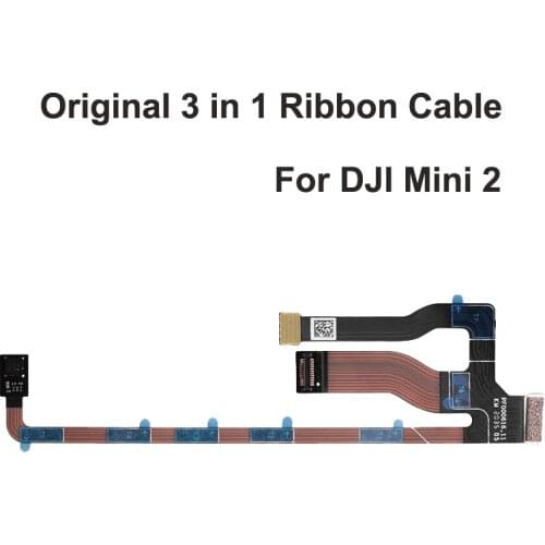 Original New DJI Mini 2 Part - 3 in 1 Flat Cable Gimbal Flex Ribbon Cable Repair Parts For Mavic Mini 2 Service Replacement