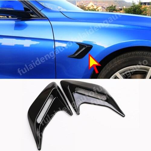 Flow Vent Intake Fender Grille Air Net Door Decal for Car Hood Side Sticker For Porsche Infiniti Lexus Lincoln Kia BMW Volvo