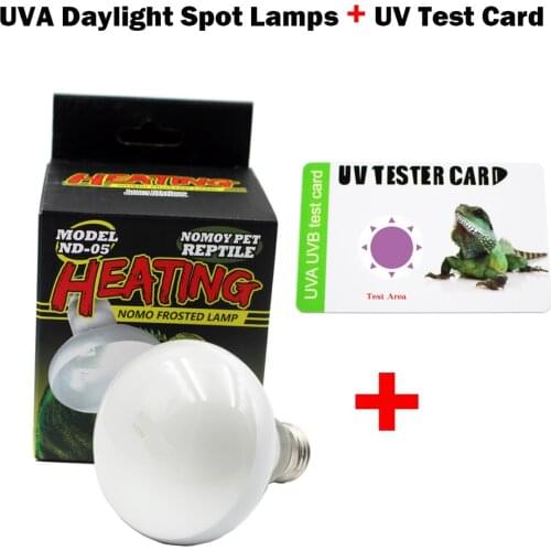 Reptile UVA Lamp Light Bulb Turtle Basking Day Sunlight Bulbs Amphibians Reptiles Terrarium Heating Lamp Temperature Controller