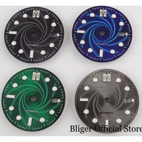 Sterile 31mm Watch Dial Date Window fit ETA 2836 MIYOTA 8215 Movement