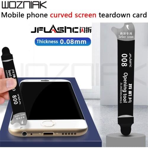 Wozniak Curved Screen Ultra Thin Metal 0.1mm Steel Piece Opening Tool For Various Curved Screen Separating Opening Pry Tool