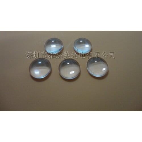 High power LED lens diameter 13mm,Height 5.2mm Plano Convex lens,led optical lens,1W 3W Reflector Lens