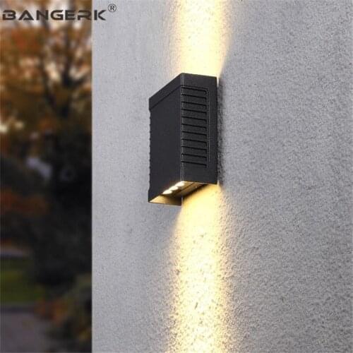Outdoor Modern Wall Lamp Up Down LED Porch Lights Waterproof Sconce Wall Lamps Garden Balcony Home Decor Aluminum Lighting