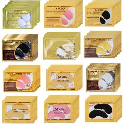 100/50/40Pair Crystal Collagen Eye Mask Patches for Eyes Face Skin Care Anti Wrinkle Moisture Dark Circle Remover Eye Gel Mask