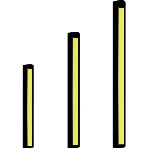 SUNKIA 2Pcs/Set High Bright 10cm/15cm/20cm COB DRL LED Daytime Running Lamp Auto COB Light 100% Waterproof