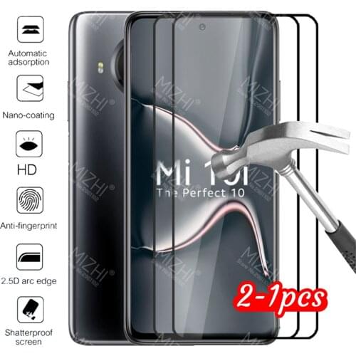 2pcs protective glass for xiaomi 10i case for xiaomi mi 10i 10 i xiaomi10i xiomi xaomi xiami mi10i tempered glass phone cover