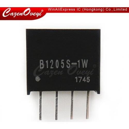 5cps/lot B1205S-1W module B1205S-1WR2 B1205S-1W B1205S SIP-4 DC-DC 12V 5V In Stock