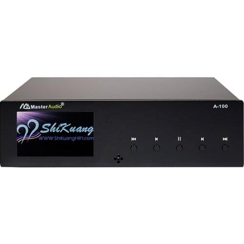 A100HIFI digital turntable for lossless playback of wav/ape/flac/mp3 with decoding DAC, frequency response: 20HZ-20KHZ: ±0.1 db