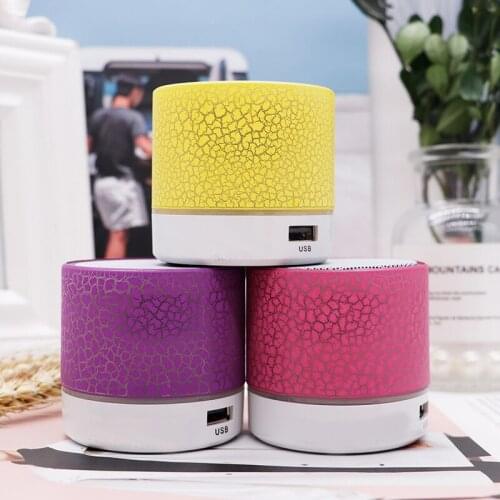 A9 Wireless Bluetooth Speaker LED TF USB Subwoofer Loudspeakers Portable 3.5mm MP3 Stereo Audio Music Player