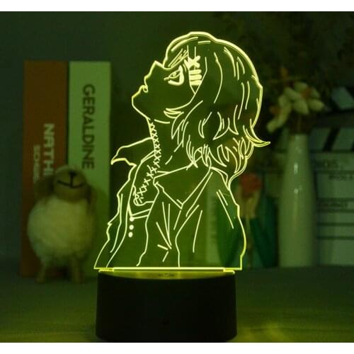 Anime 3D Lamp Juuzou Suzuya for Bedroom Decor Nightlight Cool Birthday Gift Manga Tokyo Ghoul Figurine Juuzou Led Night Light
