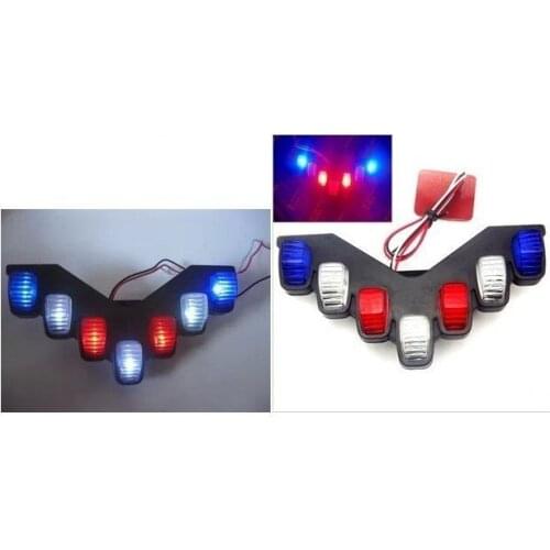 Free Shipping Motorcycle Strobe Lights 12V Red Blue White LED Flashing Lamp Aircraft Shape