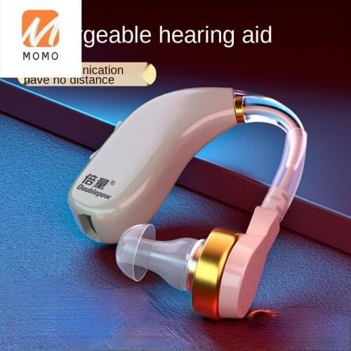 Wireless & Stealth Hearing Aid for the Elderly Earphone Sound Amplifier Rechargeable Elderly Ear Back Deaf Authentic