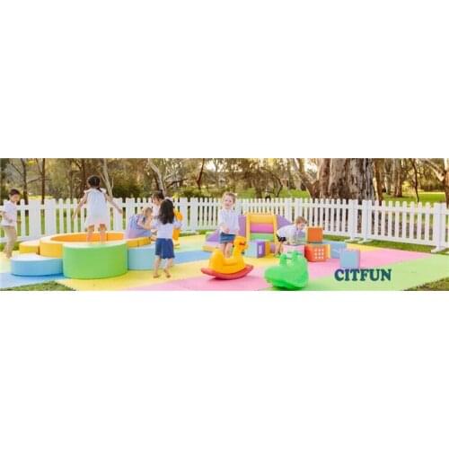 Kids multinational soft play ,outdoor climb soft playground equipment (Without fences) TC-005A