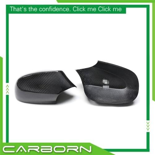 For BMW 1 Series E82 E87 2010-2011 Add On Style Carbon Fiber Body Side Rear View Mirror Cover