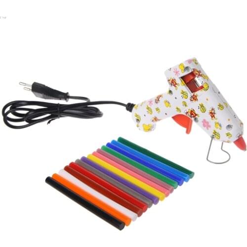 14pcs Hot Melt Glue Stick Mix Color 7mm Viscosity For DIY Craft Toy Repair Tools l29k