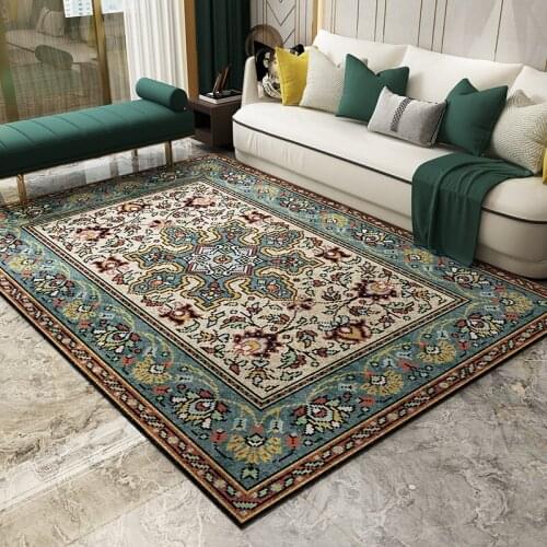 European Court Style Carpets For Living Room Big Size High Quality Home Carpet Bedroom Thicken Parlor Vintage Carpet Rug Persian